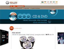 Tablet Screenshot of cdreklam.hu